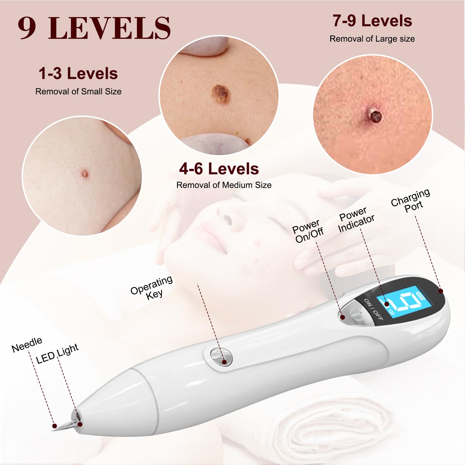 Breaspec LM1000 fine needles for precise small-area removal.