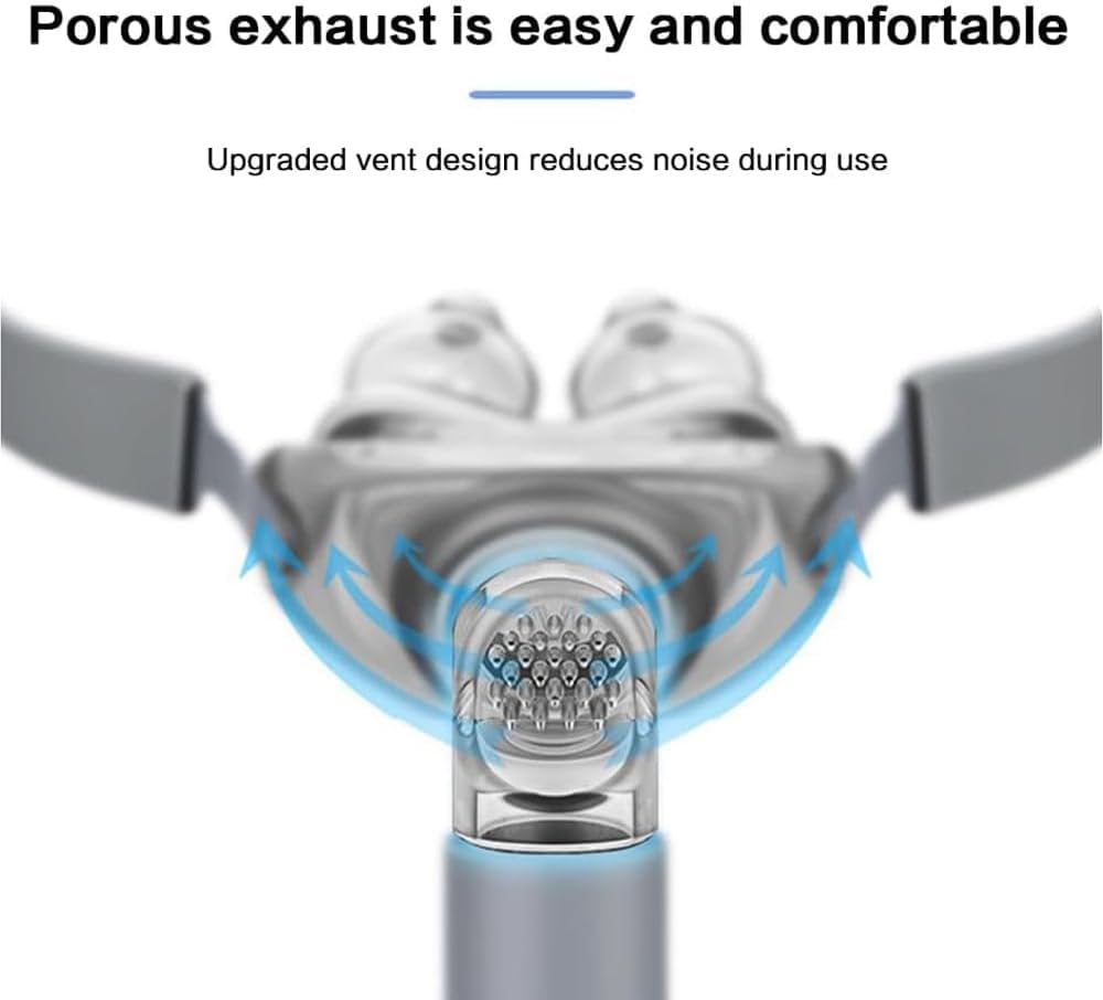 BreathHome nasal pillow frame provides sturdy support and durable use.