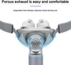 BreathHome nasal pillow frame provides sturdy support and durable use.