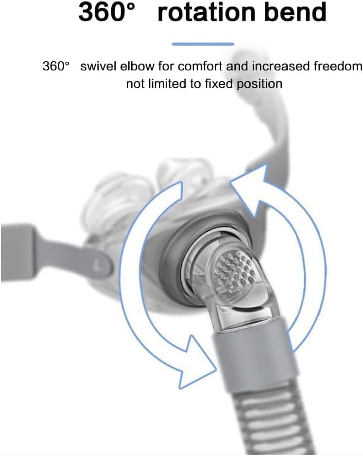 BreathHome nasal pillow headgear for easy adjustment and secure positioning.