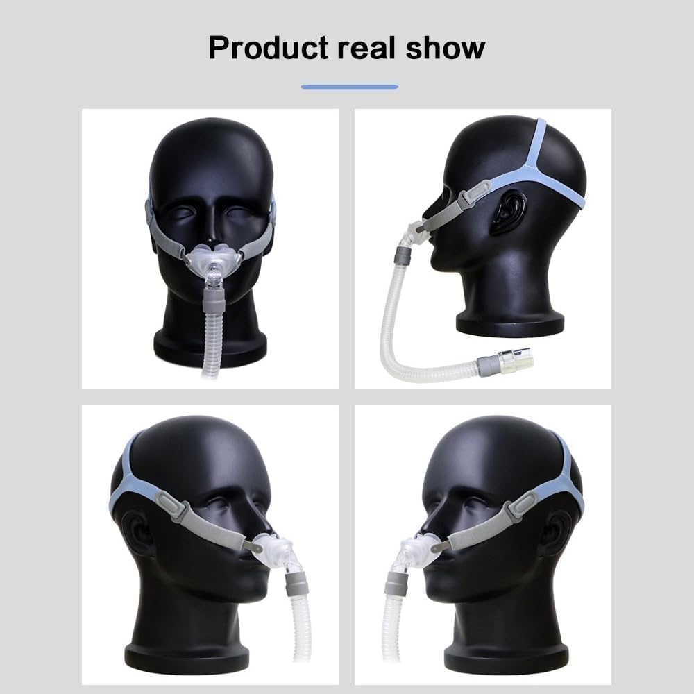 BreathHome nasal pillow hose offers flexible routing and comfort.