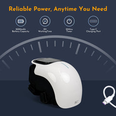 Brenzo knee massager vibration modes enable targeted relaxation.