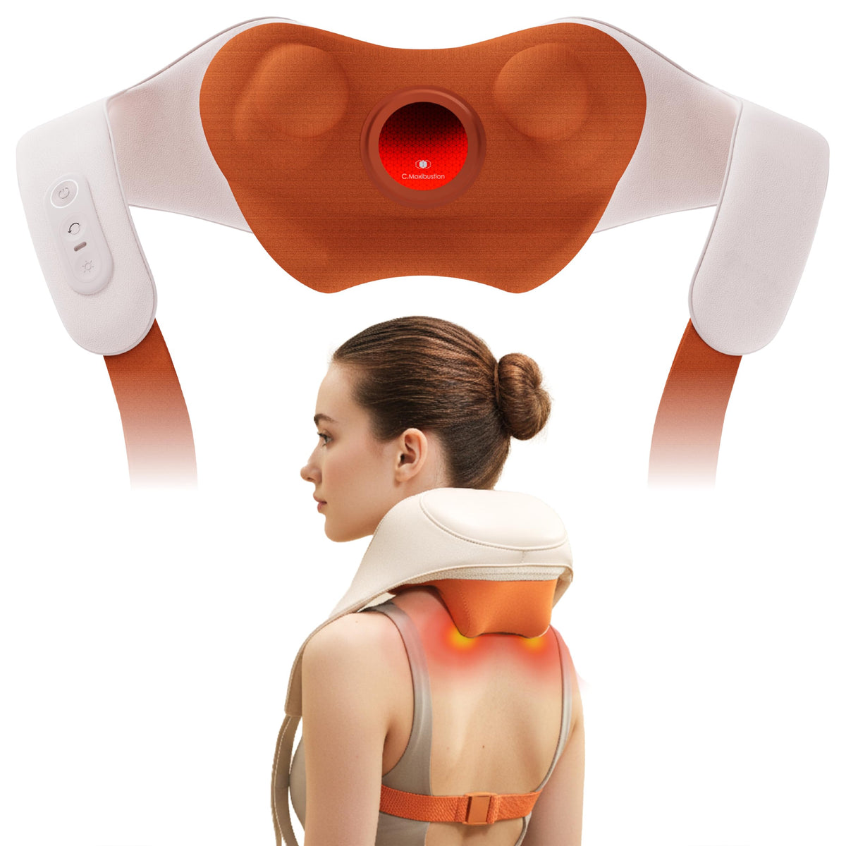 Breo N6 Mini provides a shiatsu neck and shoulder massage for deep relief.