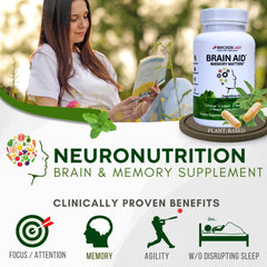 Close-up of Memory Matters capsules for clear focus and mental clarity