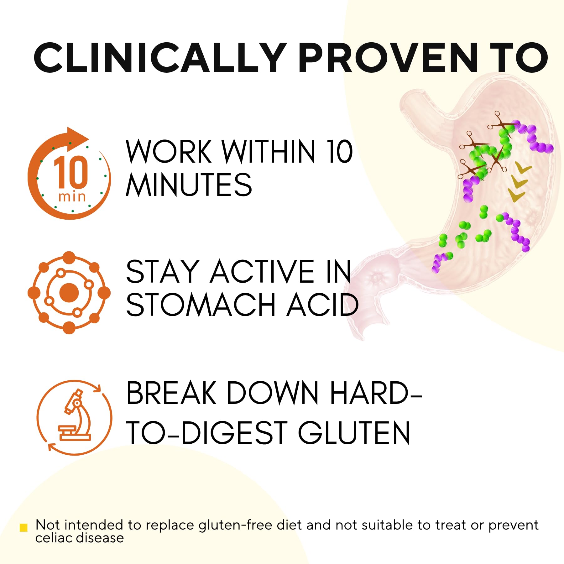 GlutnGo box graphic references AN-PEP gluten inactivation support