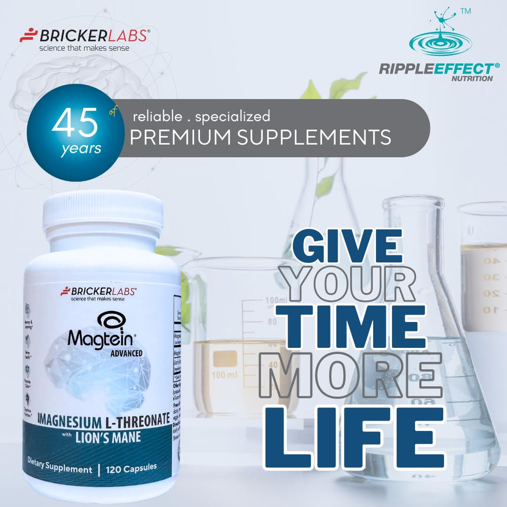 Infographic-style panel notes antioxidant and nervous system support.