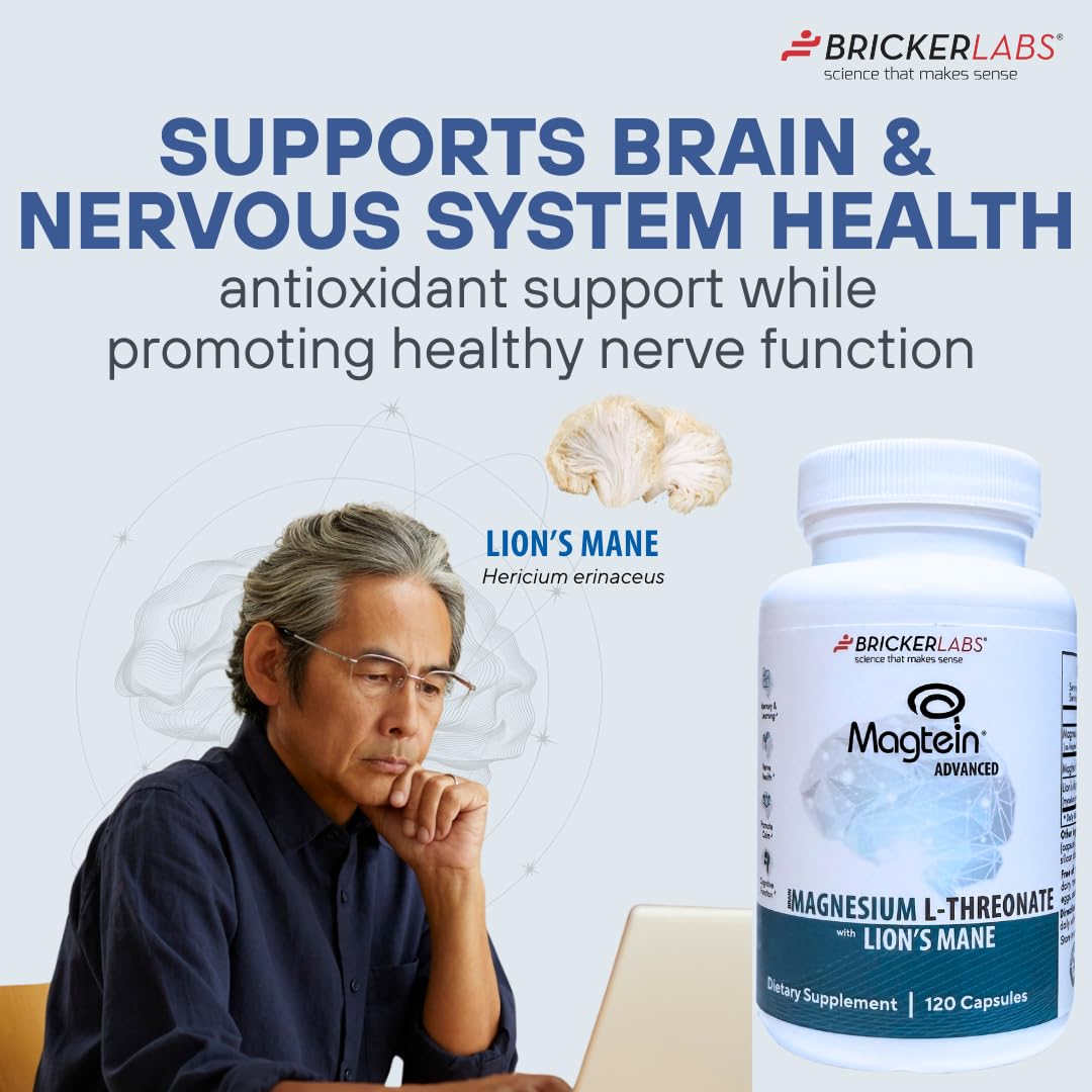 Lion's Mane and magnesium L-threonate emphasize brain health ingredients.