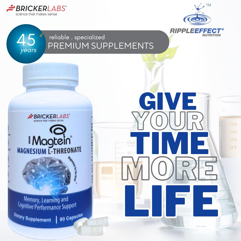 Student studying with Magtein for improved concentration.