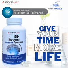 Student studying with Magtein for improved concentration.