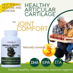 Bricker Labs Omega Cyclo label detail highlights clean label formula.