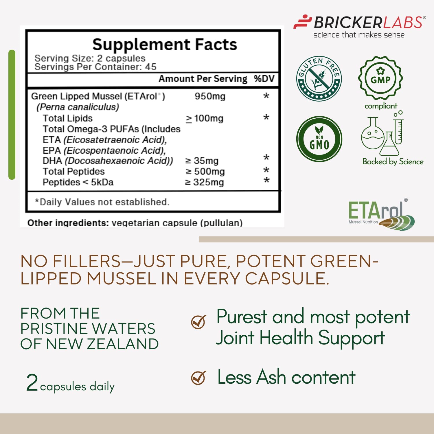 Bricker Labs Omega Cyclo omega-3 rich formula visual emphasis.