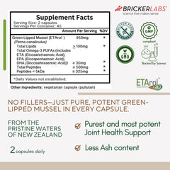 Bricker Labs Omega Cyclo omega-3 rich formula visual emphasis.