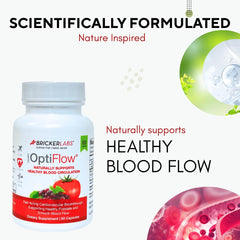 Bricker Labs OptiFlow packaging on a shelf for daily wellness.