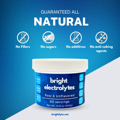 Bright Electrolytes Himalayan pink salt crystals emphasizing mineral balance