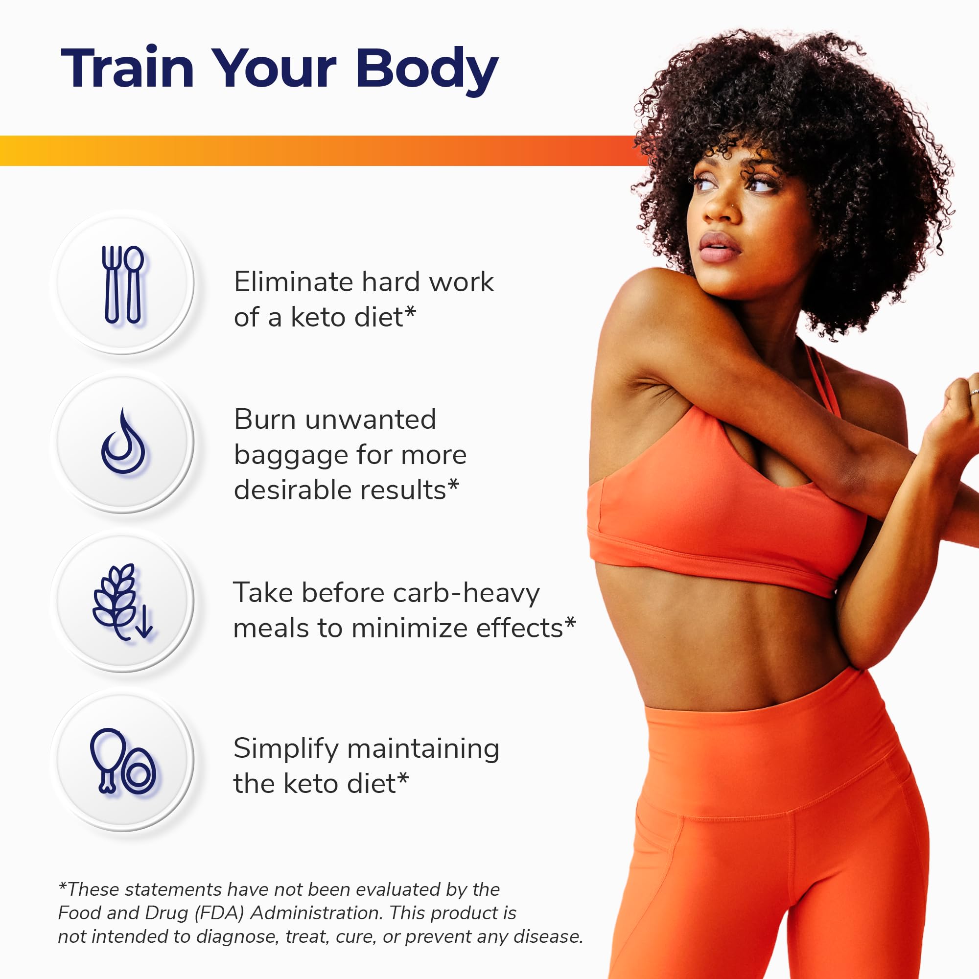Bright Naturals Keto Burn label close-up highlighting BHB with minerals.