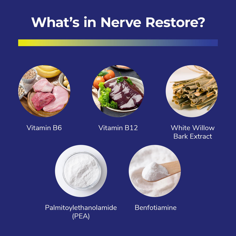 White Willow Bark component in Nerve Restore for nervous system balance.
