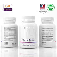 Bright Naturals Thyroid Renew daily-use scene suggesting a simple morning routine.