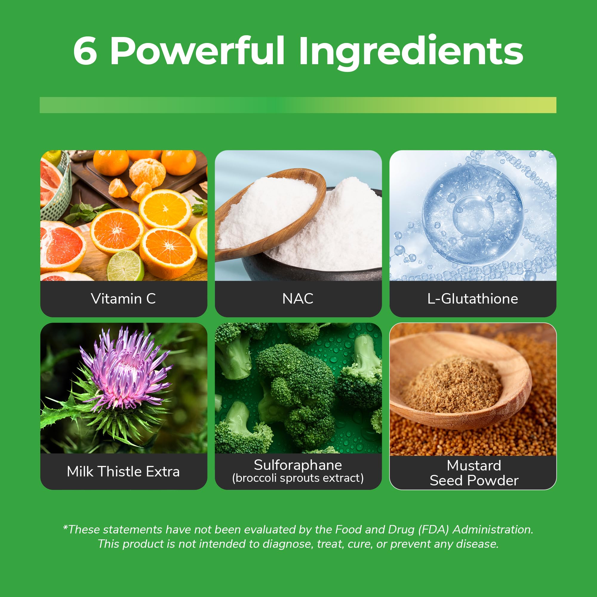 Bright Naturals Vital Detox sulforaphane extract close-up for cellular support