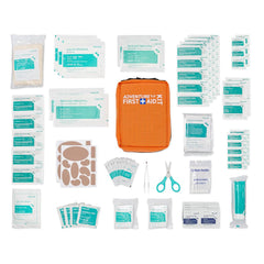 BrightCare Adventure labeled compartments enable fast, organized access on the trail