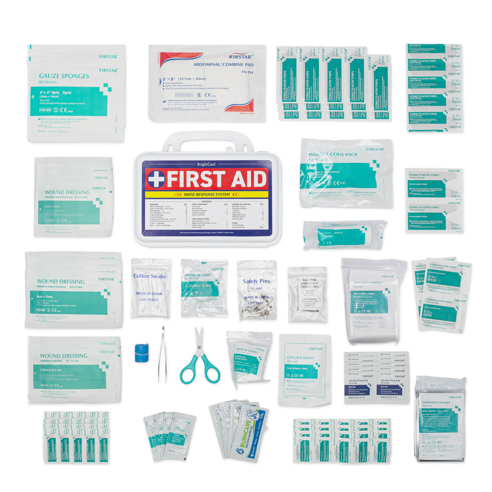 BrightCare durable hard case resists water and impact in busy spaces