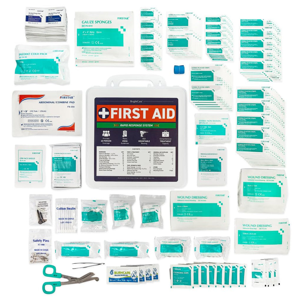 BrightCare OSHA-compliant kit helps maintain workplace safety.