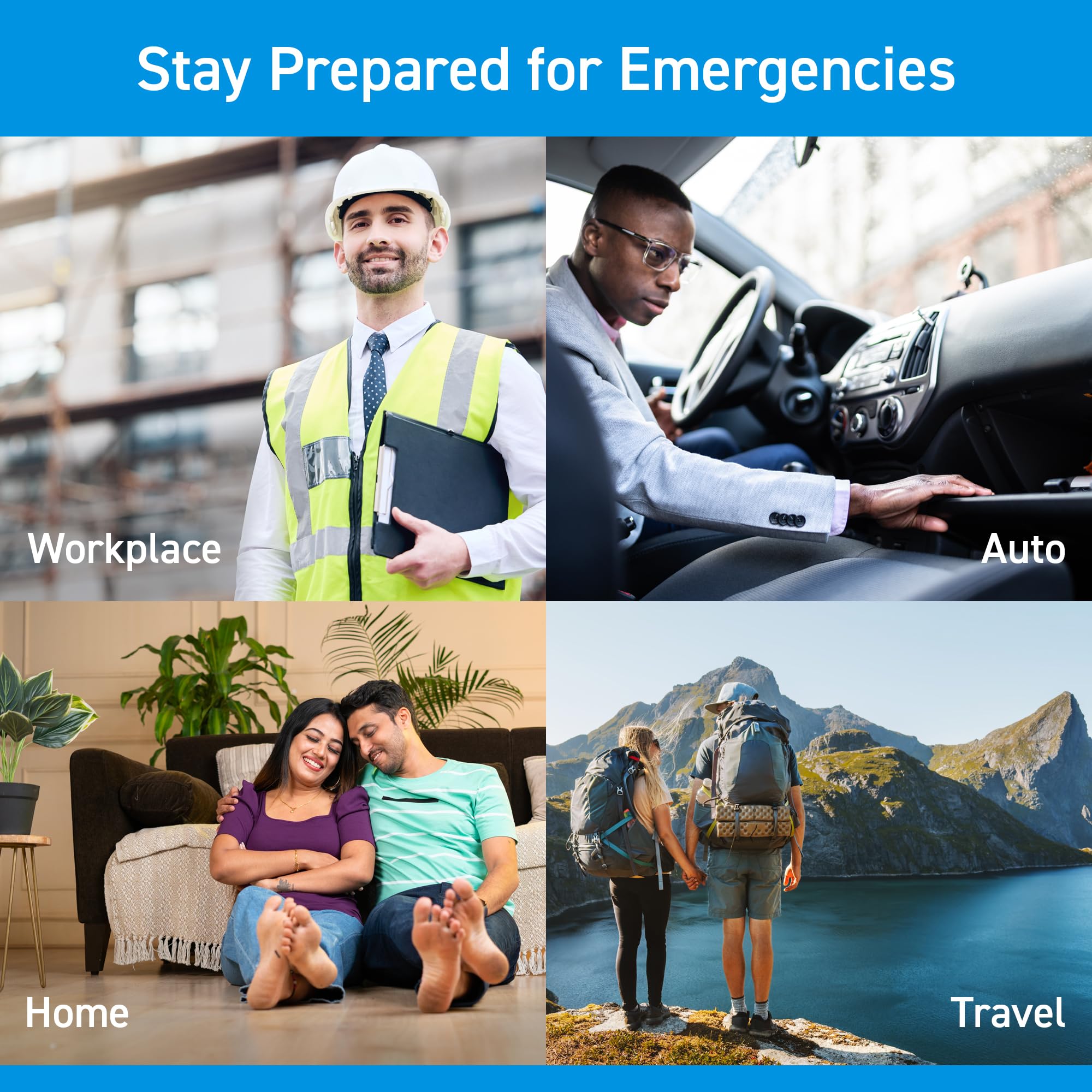 BrightCare water resistant shell keeps supplies dry during travel and camping