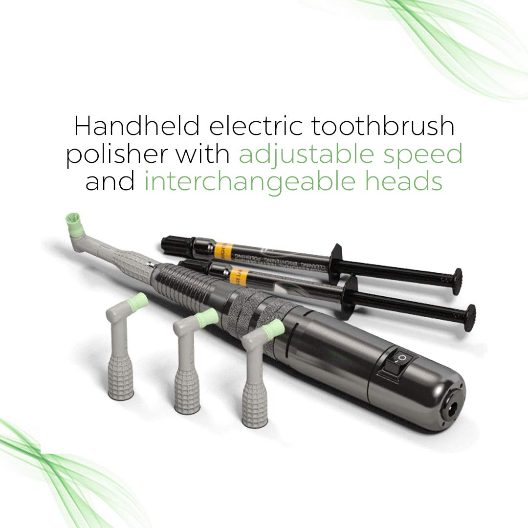 Soft prophy angles provide smooth rotation for comfortable treatment at home.