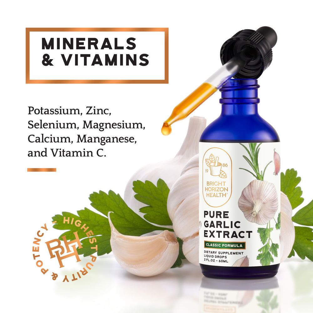 Bright Horizon Health Pure Garlic Extract in daily routine visuals for families