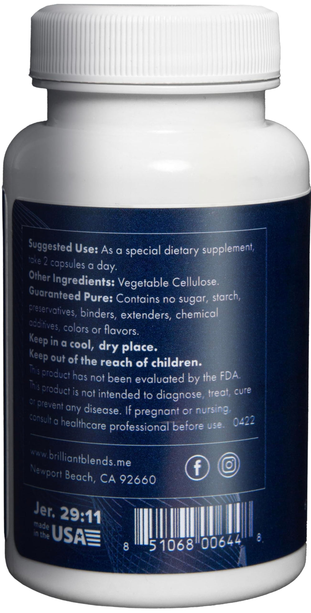 Brilliant Blends Adapt capsules closeup suggesting daily balance