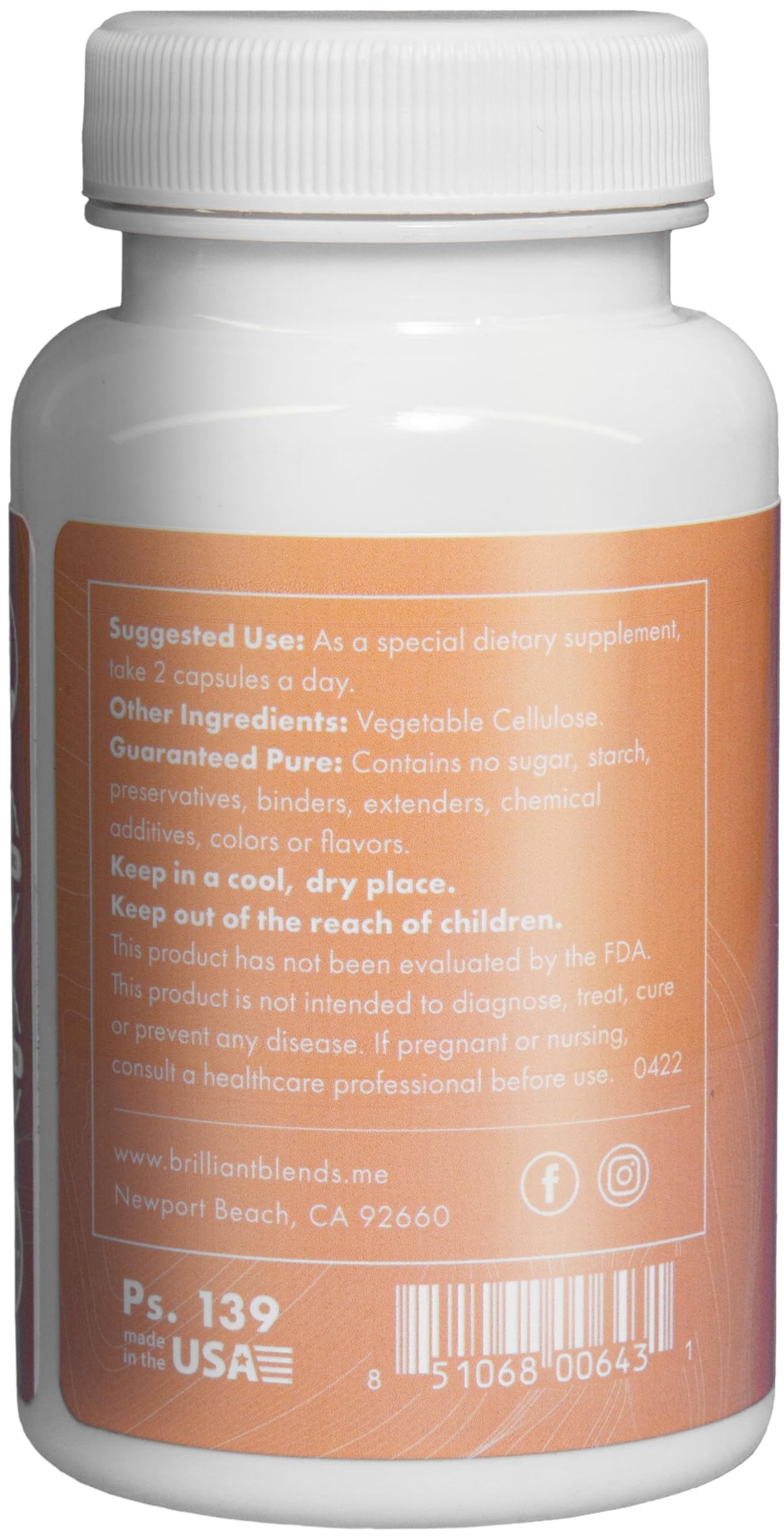 Brilliant Blends ENRICH mood-support formula aiding balanced mood naturally