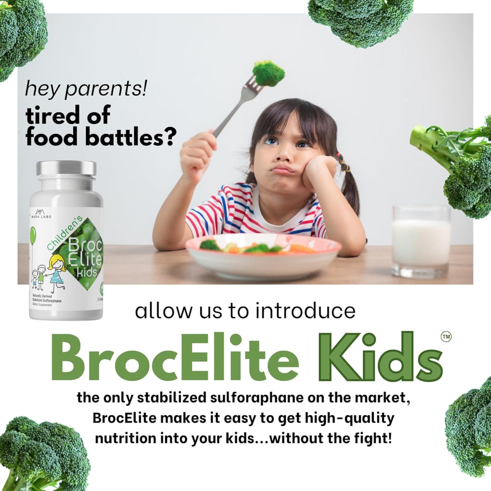 Contents of BrocElite Mara Kids capsule poured onto food for easy mixing.