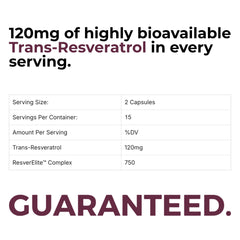 BrocElite ResverElite capsules close-up showing vegan capsules and bioavailability.