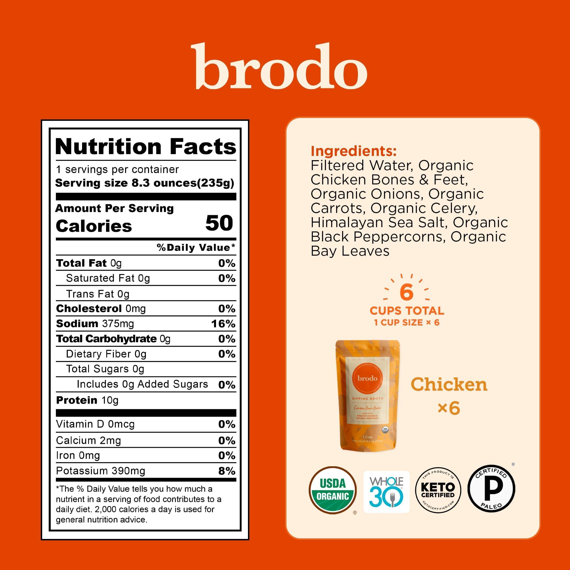 Brodo heat-and-sip broth ready to warm for a comforting drink