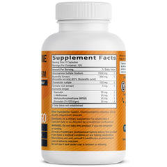 Bronson capsules image highlights easy-to-swallow daily joint comfort.