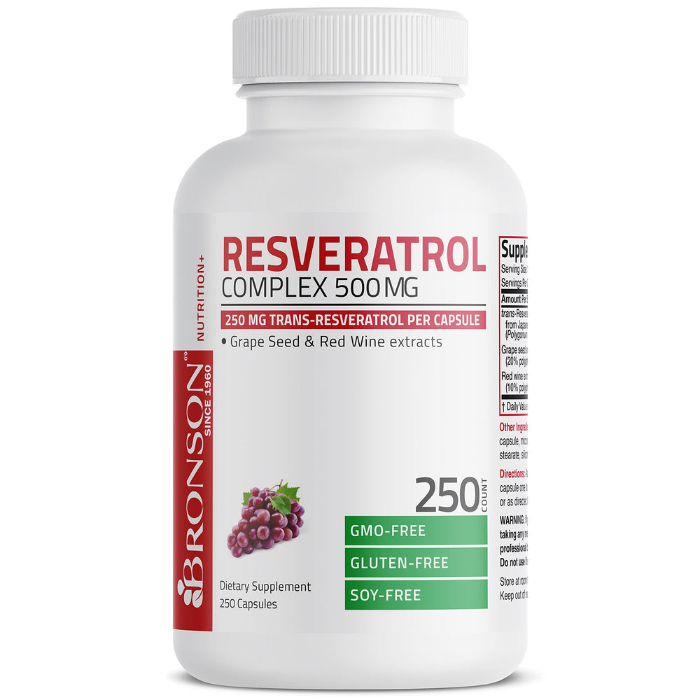 Bronson knotweed source resveratrol indicating natural origin