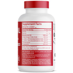 Bronson Krill Oil Omega-3 Phospholipids for improved absorption and cellular support.