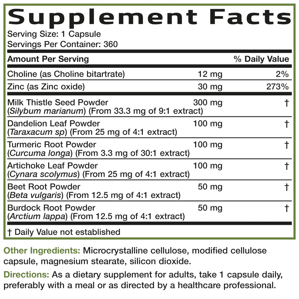 Bronson Liver Detox capsules shown for vegan, non-GMO wellness.</