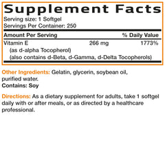 Bronson Vitamin E Complex on shelf ready for everyday wellness.