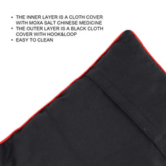 Brrnoo neck-shoulder heat bag providing targeted relief during work breaks.