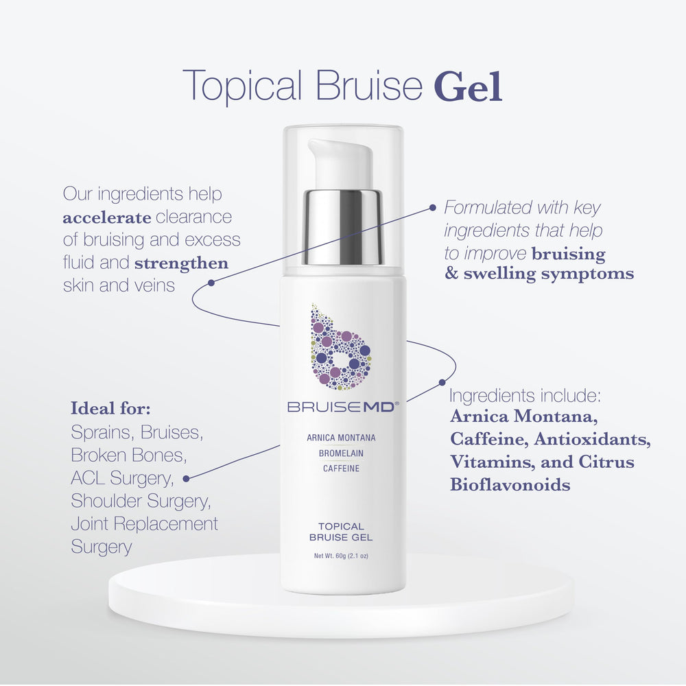 BruiseMD application in massage form for post-injury comfort