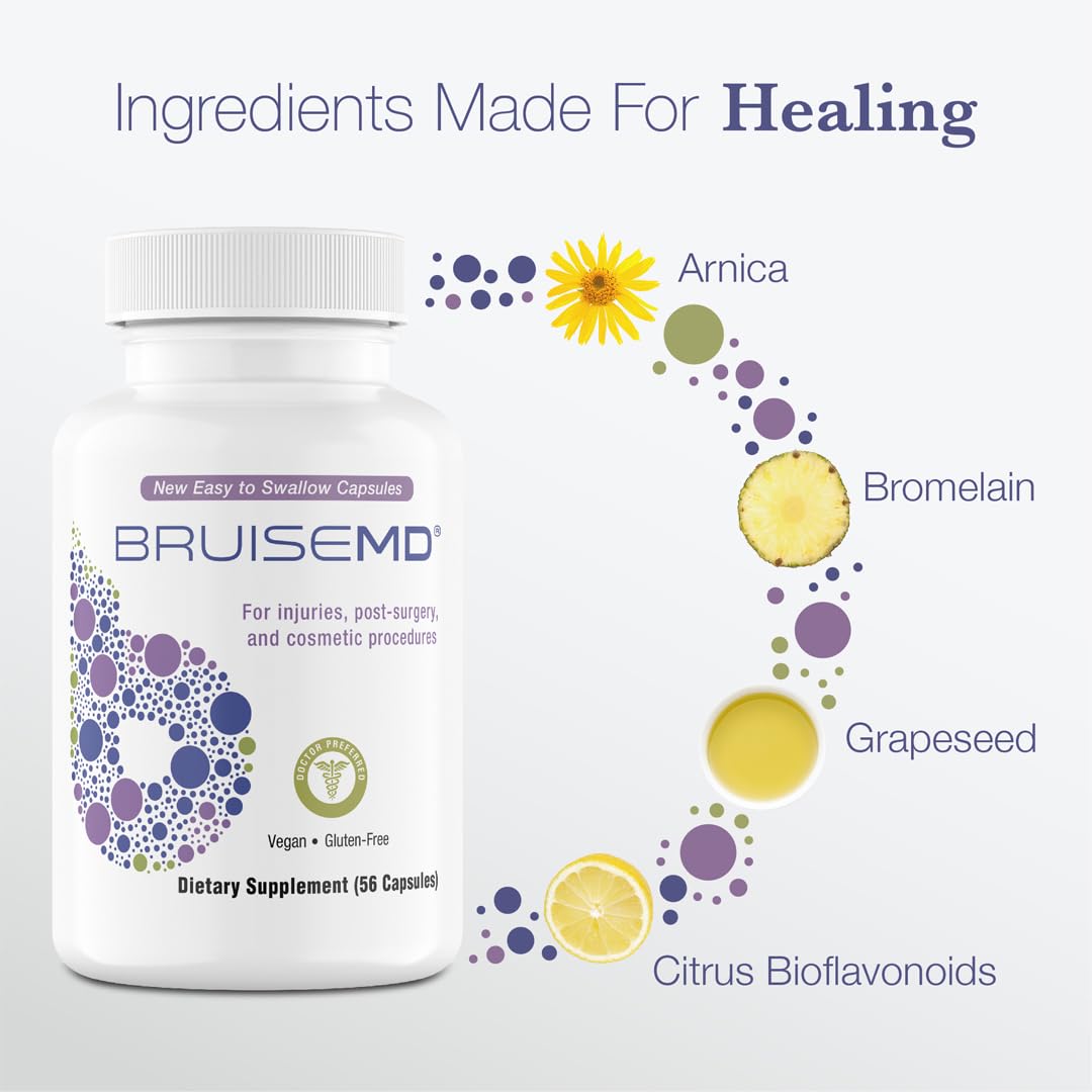 Natural ingredients graphic showing grapeseed extract and citrus bioflavonoids