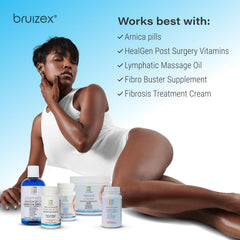 Bruizex Ultra ingredients panel highlighting non-GMO, vegan-friendly formula.
