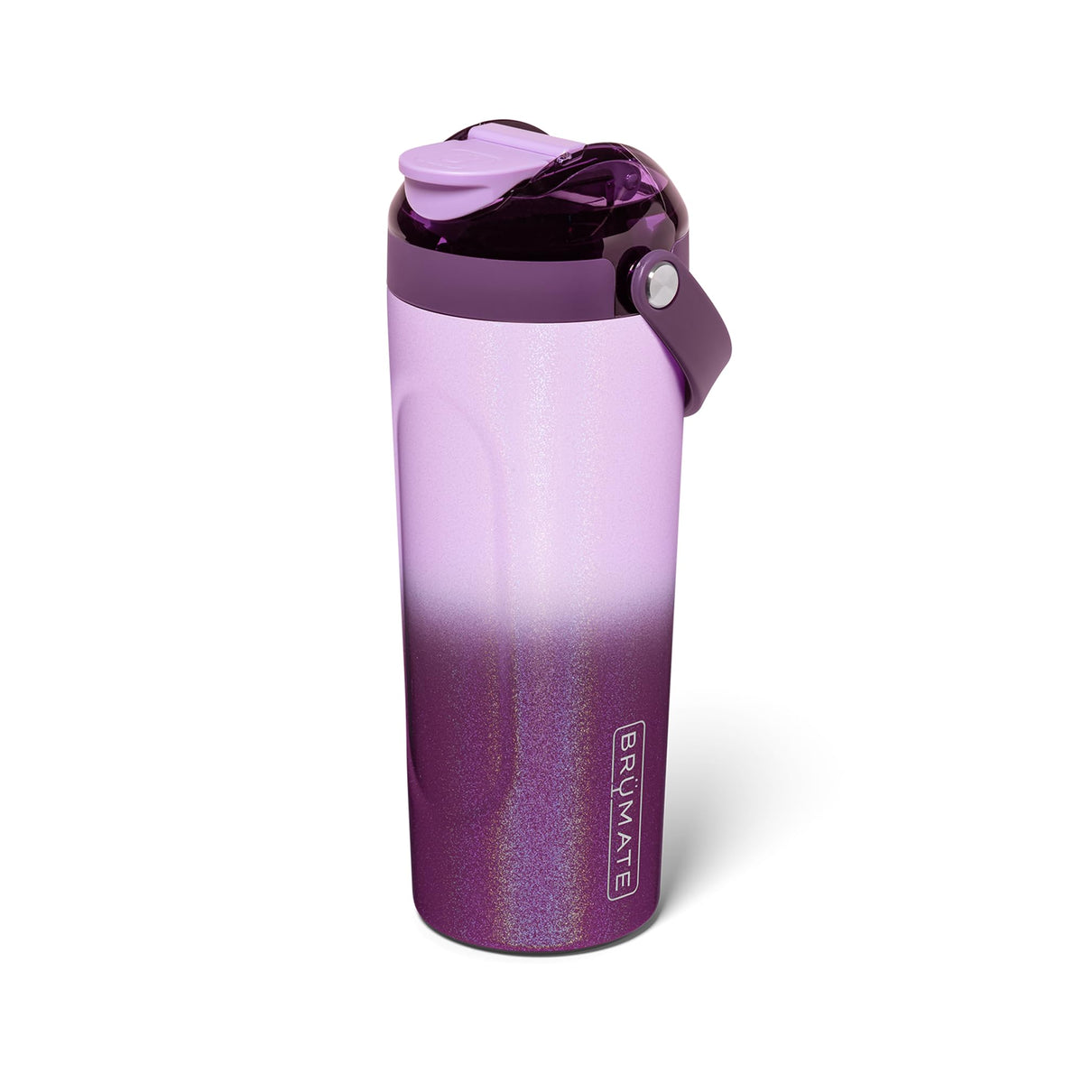 Brumate MultiShaker with magnet lid open for quick, spill-free cold shakes.