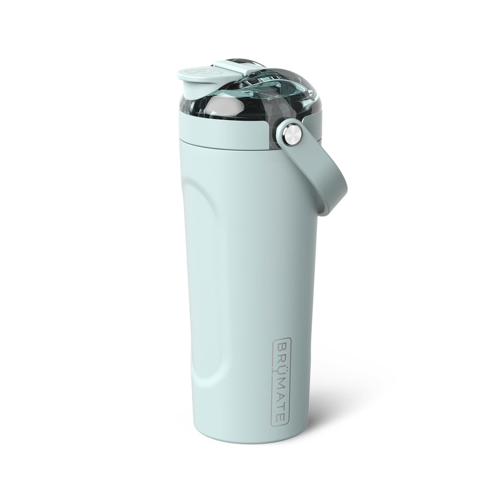 BrüMate MultiShaker with MagFlip lid opens easily for quick add-ins.
