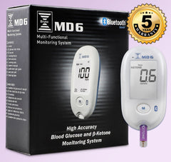 BRUNO MD6 keto strips pack for convenient blood ketone checks.