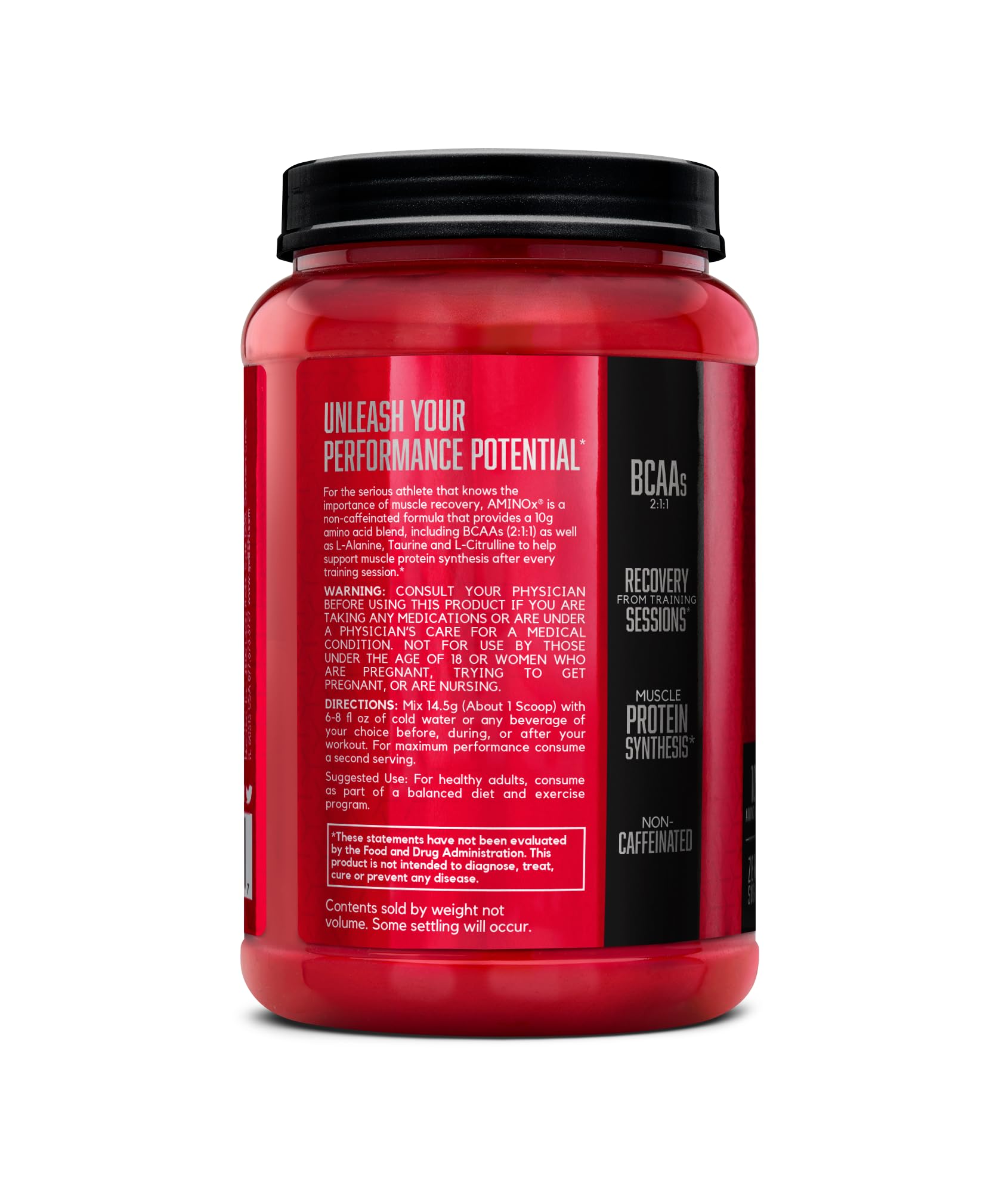 Post-workout recovery with BSN AMINO X after training