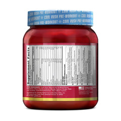 BSN N.O.-XPLODE cool-rush packaging view conveys premium pre-workout quality.