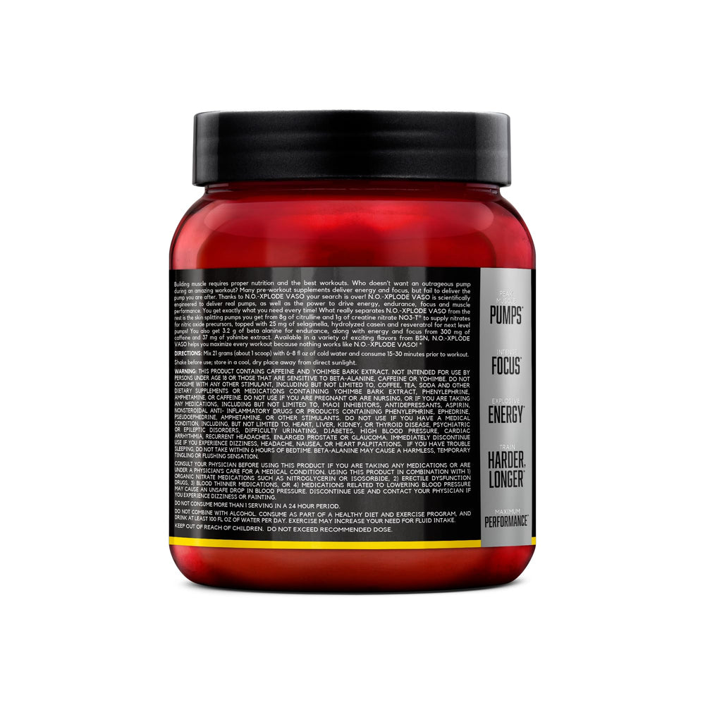 BSN N.O.-XPLODE VASO ready-to-workout scene motivates before lifting
