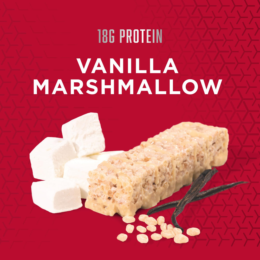 Close-up of BSN Protein Crisp Bar showing the crunchy texture