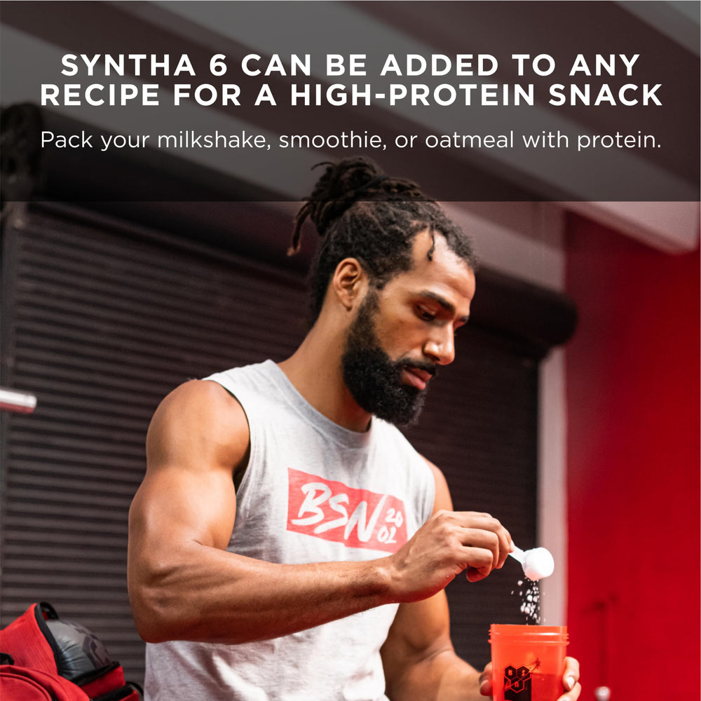 BSN Syntha-6 creamy texture shown during blend